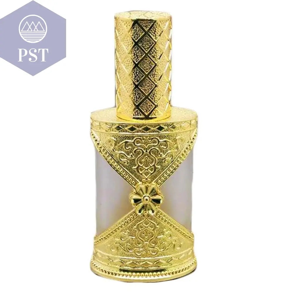 40ML Gold Antique Spray Parfume Dispenser Bottle Frosted Glass Empty Toner Bottle Refillable Container Parfume Dispenser Bottle PST PS Tradings