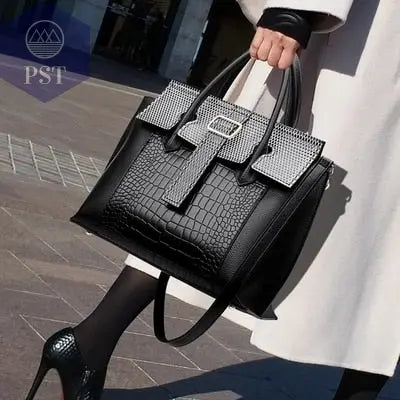 Black Casual Shoulder Bag for Women PST PS Tradings