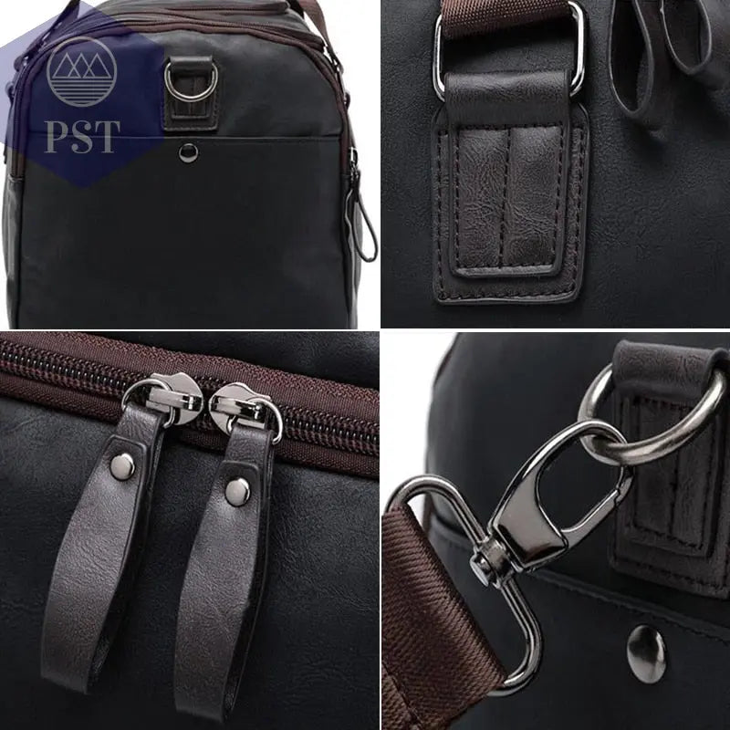 Casual Leather Travel Duffel Bag PST PS Tradings
