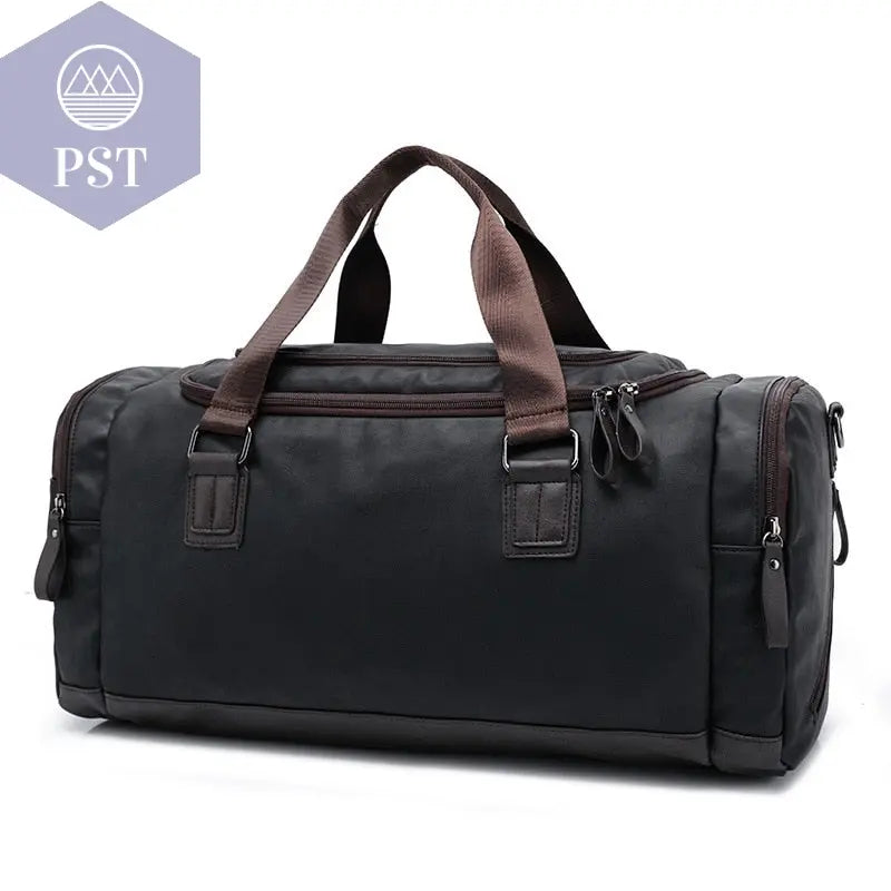 Casual Leather Travel Duffel Bag PST PS Tradings
