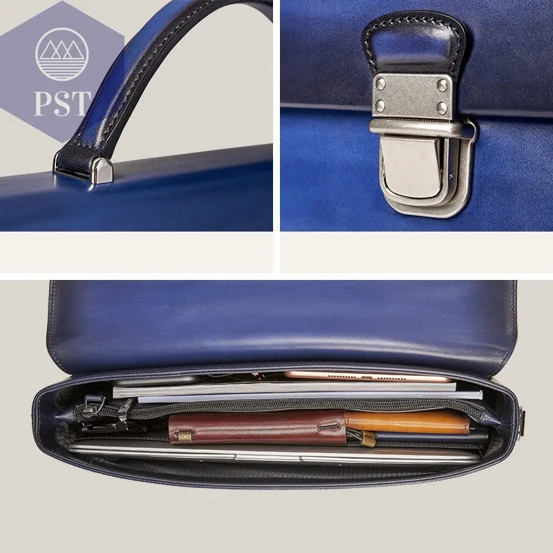 Handmade Vintage Crossbody Flap Business Bag bag PST PS Tradings