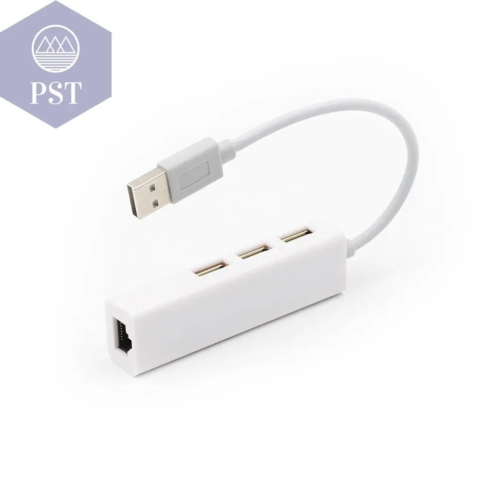 White USB Hub with Four Ports PST PS Tradings