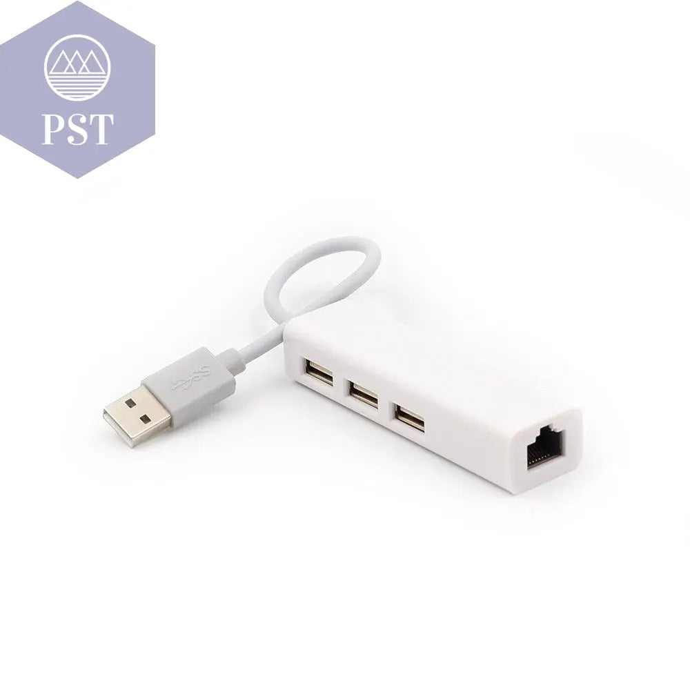 White USB Hub with Four Ports PST PS Tradings