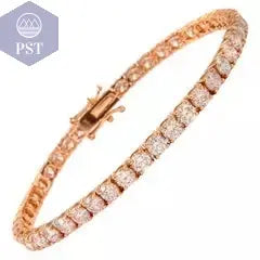 14k Gelbgold Moissanit Armband PST PS Tradings Armband PST PS Tradings 18cm-CHINA-10K-white-gold PST PS Tradings 14k Gelbgold Moissanit Armband Armband