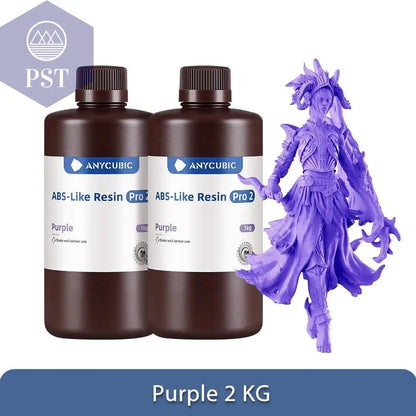 ANYCUBIC ABS-Like Pro 2 3D Printer UV Resin 405nm For LCD DLP Printers Strong Formula Printing Accuracy Up to 0.1mm ABS+ Update       PST PS Tradings