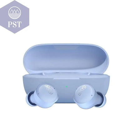 Dual Microphone Bluetooth Earphones with Charging Box      QCY-T17-Blue-Poland PST PS Tradings
