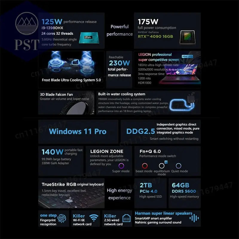 Lenovo Legion Y9000K - Ultimate 16-inch Gaming Laptop PST PS Tradings Laptop PST PS Tradings  PST PS Tradings Lenovo Legion Y9000K - Ultimate 16-inch Gaming Laptop Laptop