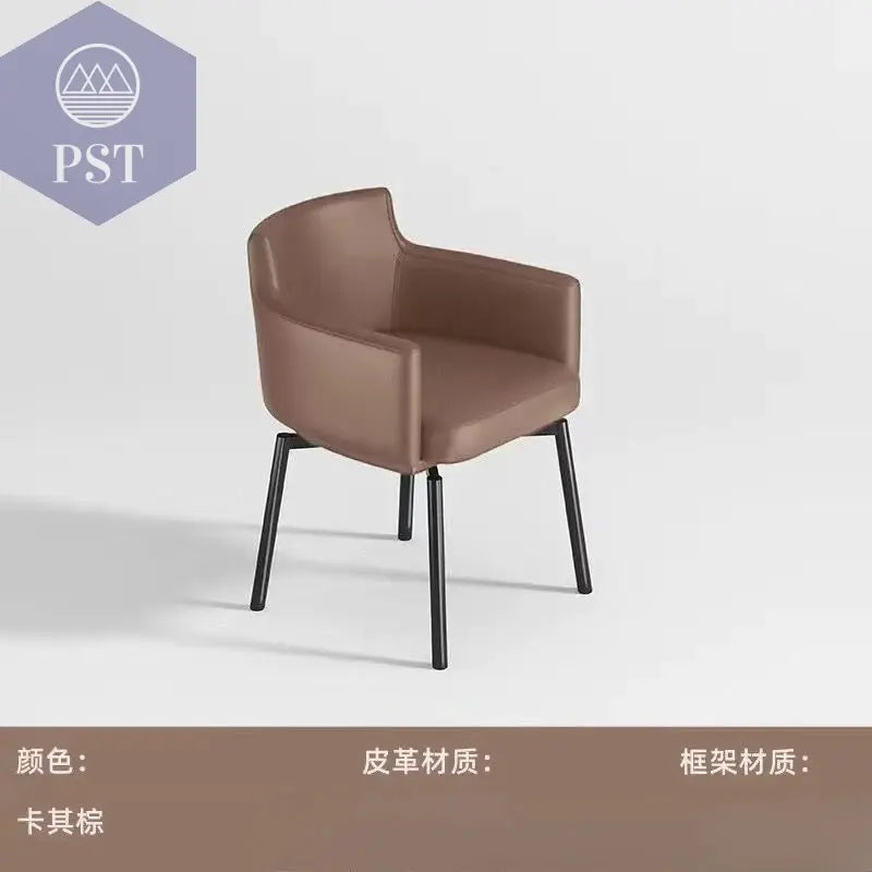 Modern & stillvoller Designer Esszimmerstuhl – eleganter luxuriöser Designer Stuhl für Wohnräume und Essbereich PST PS Tradings Esszimmerstuhl PST PS Tradings khaki PST PS Tradings