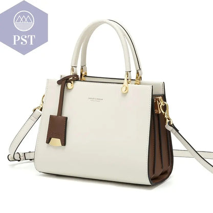 Women's Compact Leather Tote Bag       PST PS Tradings